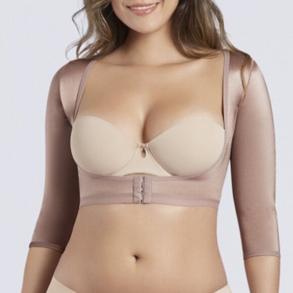 INVISIBLE OPEN BUST ARM COMPRESSION SLIM SHAPER POST SURGICAL SLIMMING - Picture 1 of 3